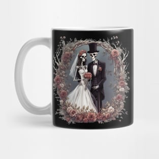 Skeleton Bride and Groom Mug